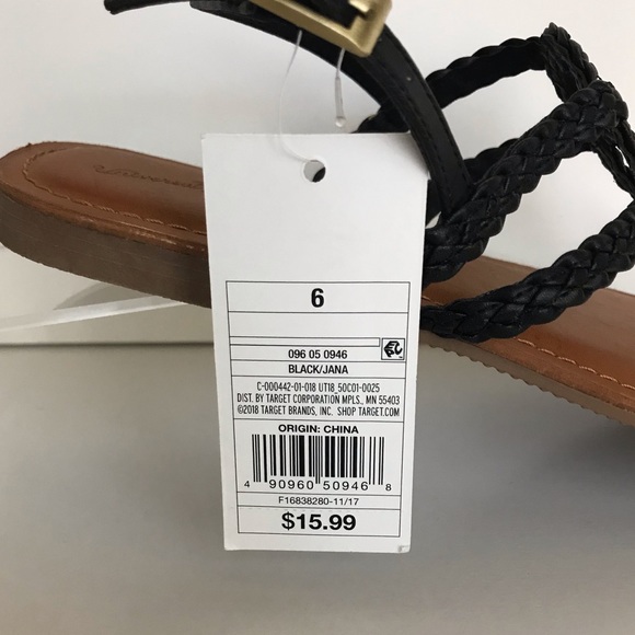 NWT Universal Thread Braided Ankle Strap Sandals - Picture 7 of 7